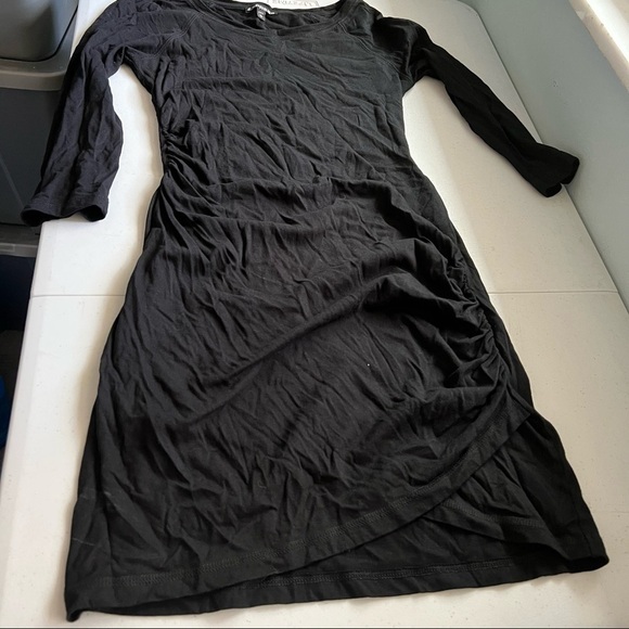 Express raglan sleeve t-shirt dress  xs black - Picture 8 of 12